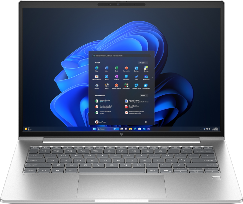 HP 14" ULTRA 7 255U-16GB DDR5 RAM-512GB NVME-W11 PRO NOTEBOOK /  ELITEBOOK 6 AI G1i CV0G8ET