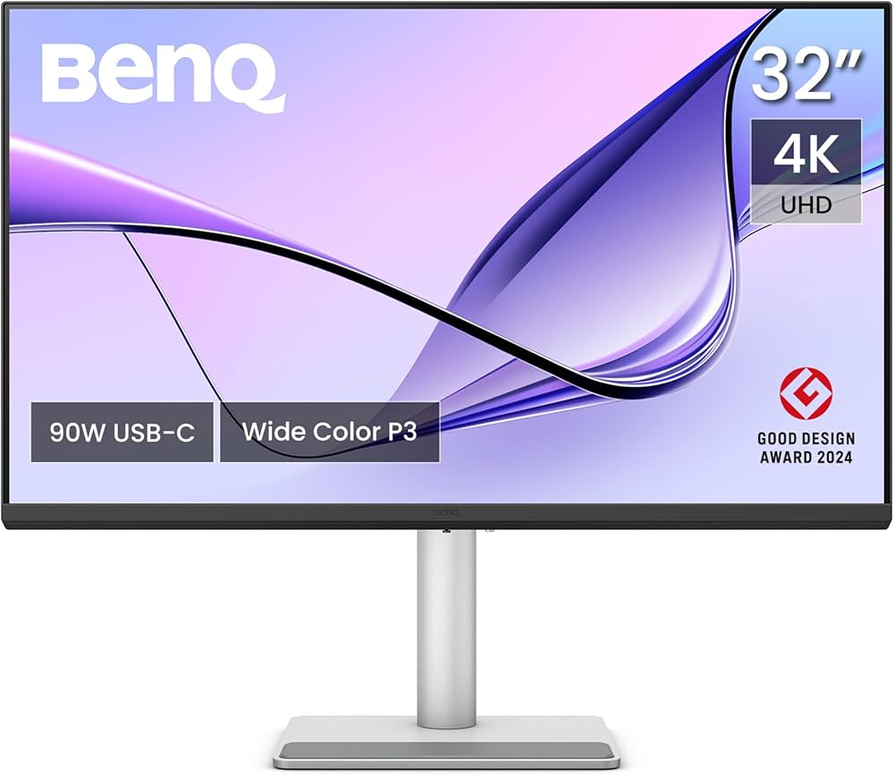 BENQ 31.5" IPS MA320U 5MS 60HZ HDMI-DP TYPEC Nano Mat MacBook Monitörü 3840X2160