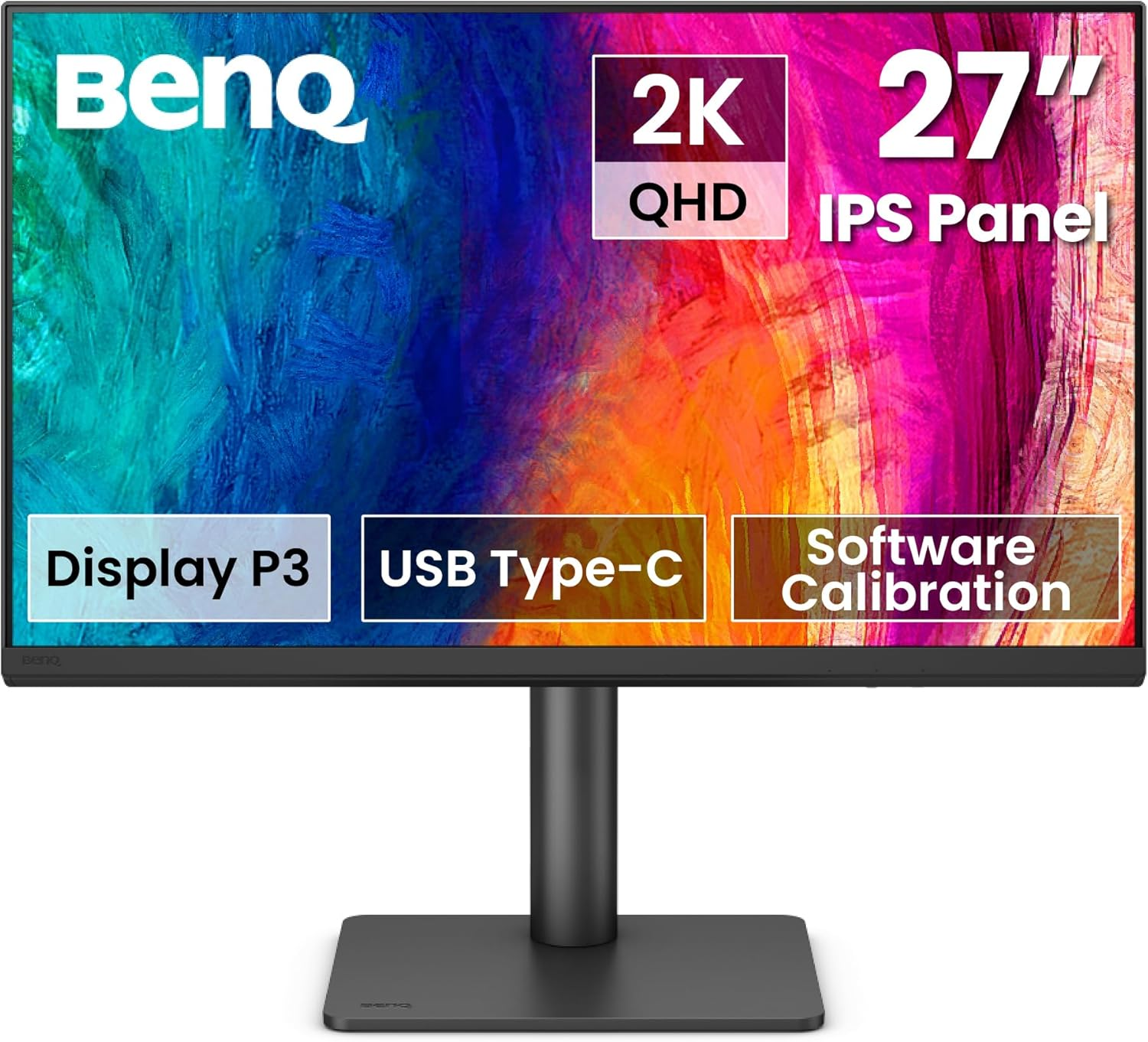 BENQ 27" IPS PD2706QN 5MS 100HZ HDMI-DP TYPEC Grafik Tasarım Monitörü 2560x1440