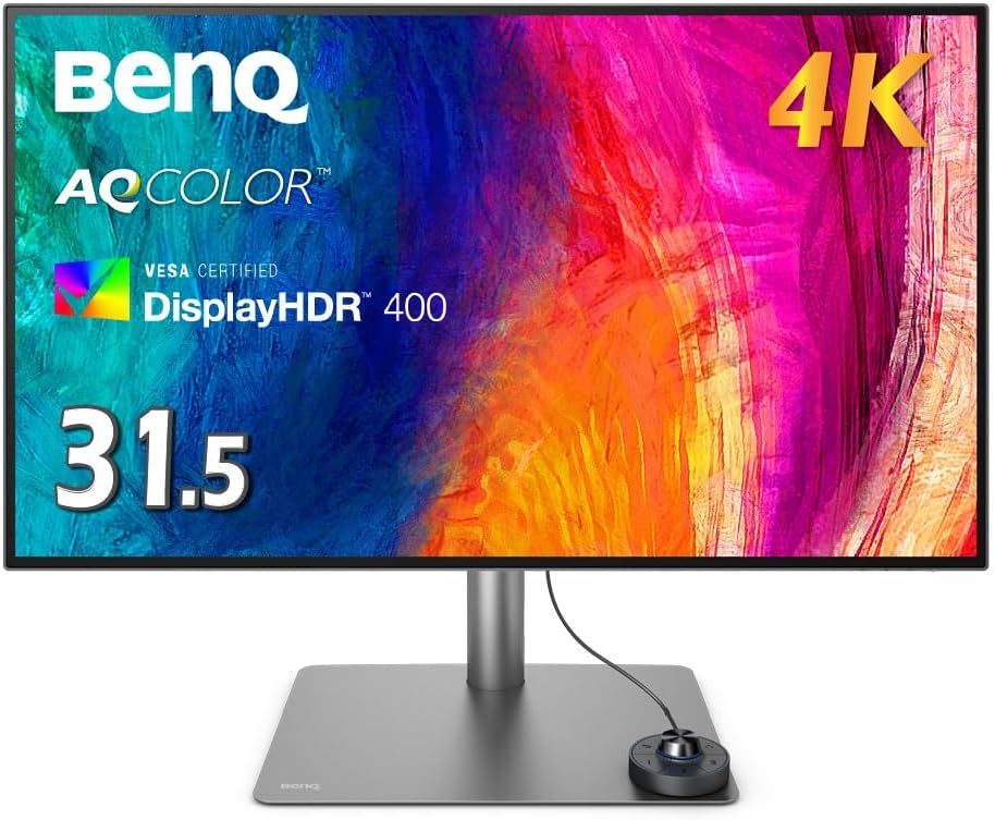 BENQ 31.5" IPS PD3225U 5MS 60HZ HDMI-DP TYPEC Thunderbolt 3 Grafik Tasarım Monitörü 3840x2160