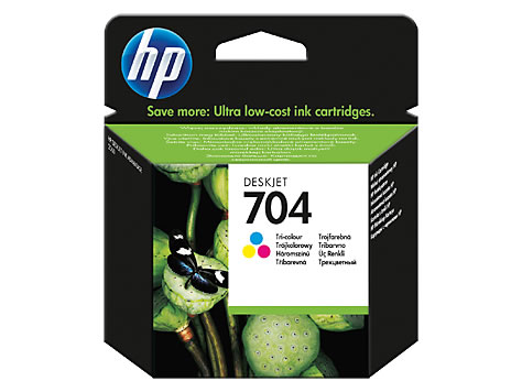 HP 704 Üç Renkli Orijinal Mürekkep Kartuşu (CN693AE) ikinci görünüm