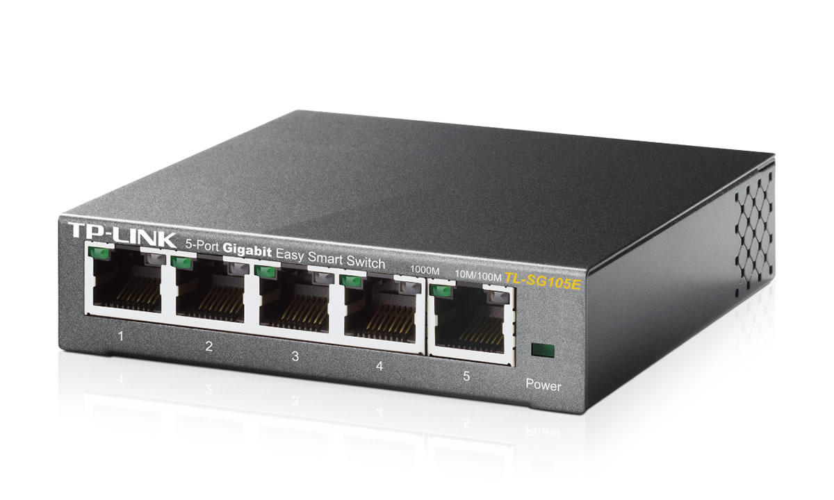 TP-LINK 5port Gigabit Yönetilebilir Switch TL-SG105E