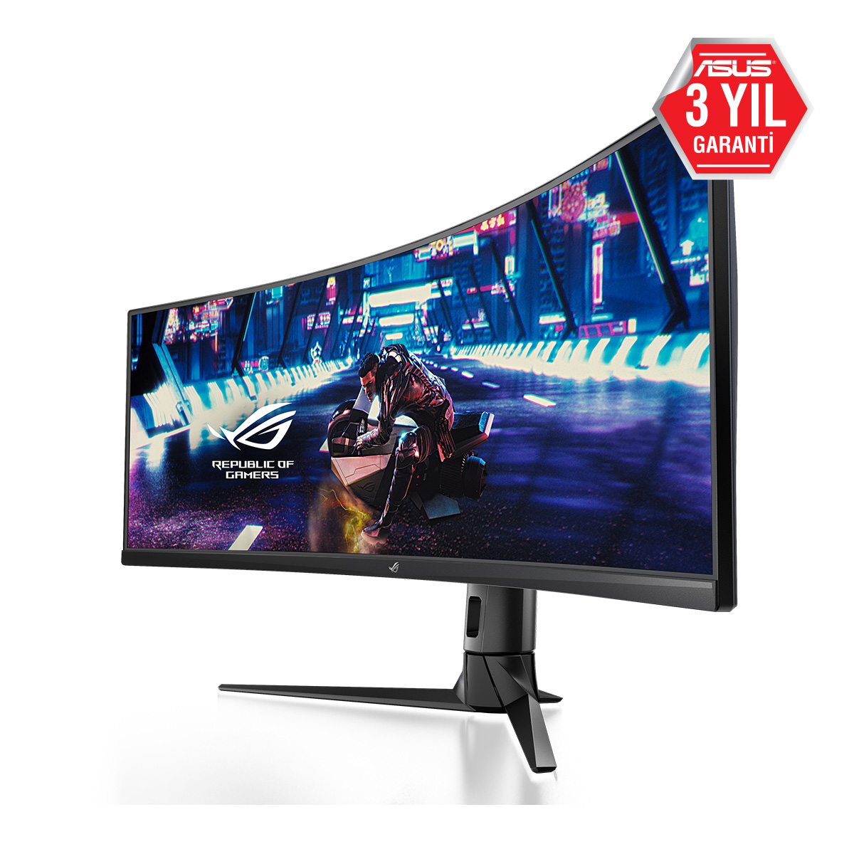ASUS 49" VA ROG STRIX XG49VQ 1MS 144HZ HDMI-DP TYPEC Kavisli Gaming Monitör 3840x1080 / 90LM04H0-B01170