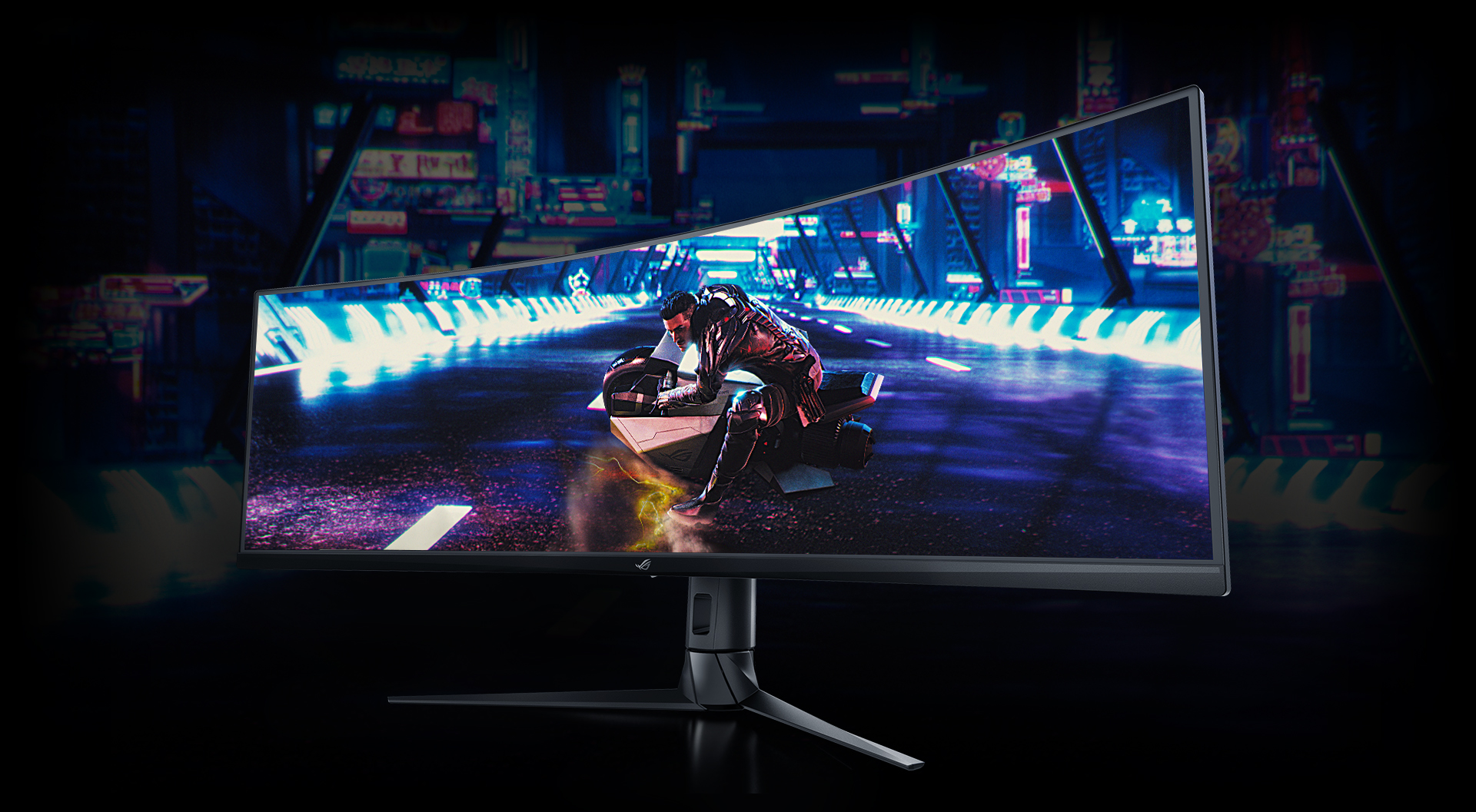 ASUS 49" VA ROG STRIX XG49VQ 1MS 144HZ HDMI-DP TYPEC Kavisli Gaming Monitör 3840x1080 / 90LM04H0-B01170