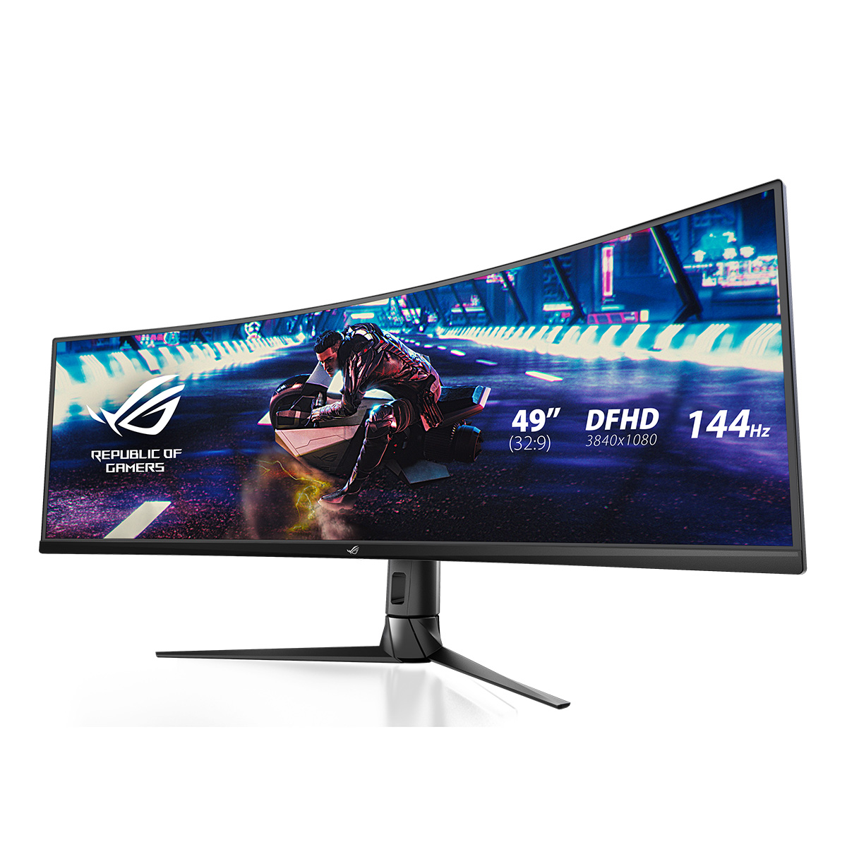 ASUS 49" VA ROG STRIX XG49VQ 1MS 144HZ HDMI-DP TYPEC Kavisli Gaming Monitör 3840x1080 / 90LM04H0-B01170