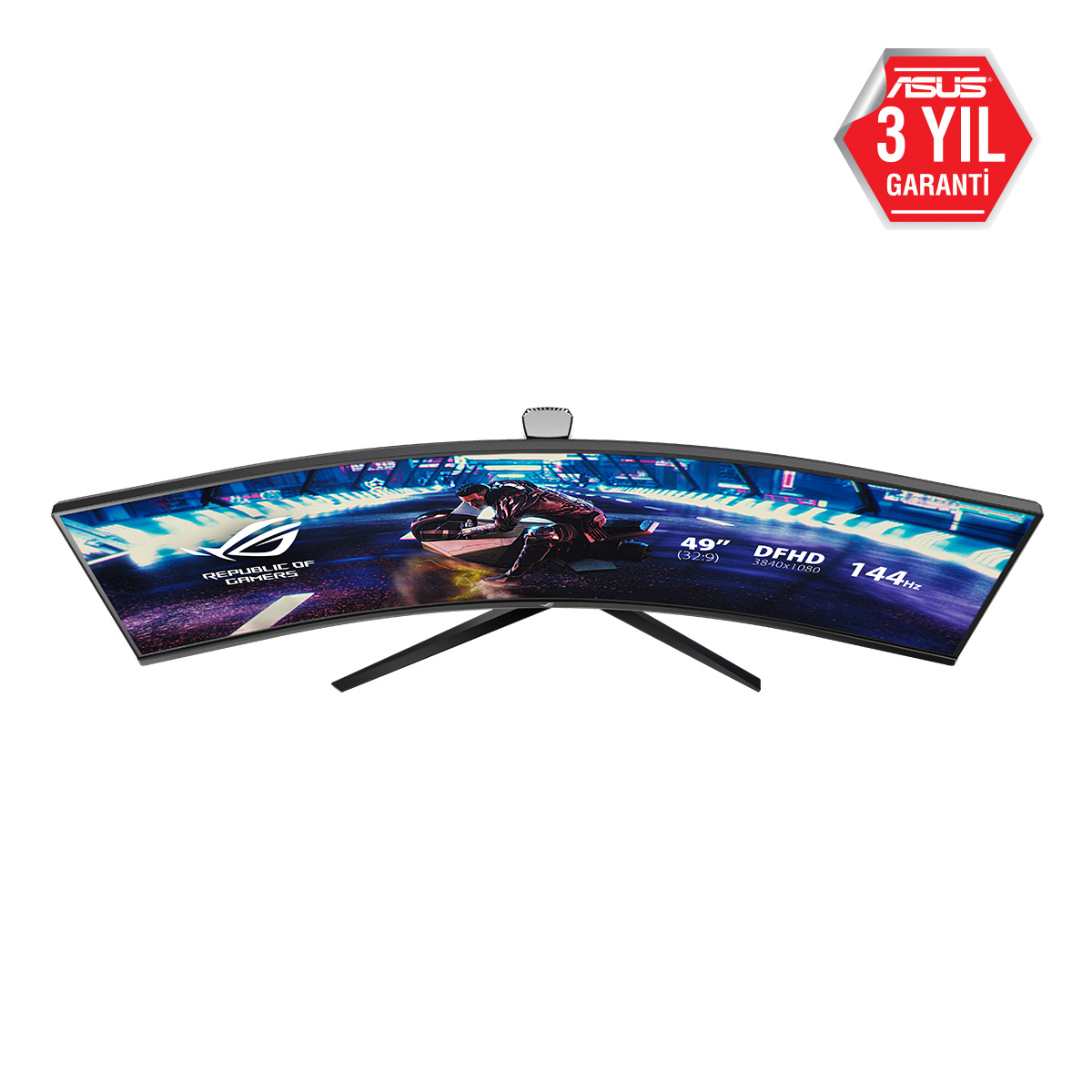 ASUS 49" VA ROG STRIX XG49VQ 1MS 144HZ HDMI-DP TYPEC Kavisli Gaming Monitör 3840x1080 / 90LM04H0-B01170