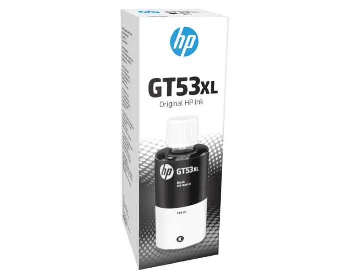 HP GT53XL Siyah Yüksek Kapasiteli Orijinal Mürekkep Şişesi 135ml (6.000 Sayfa) - 1VV21AE