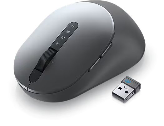 DELL MS5320W Multi-Device 1600 DPI Kablosuz Gri/Siyah Fare (570-ABHI) ikinci görünüm
