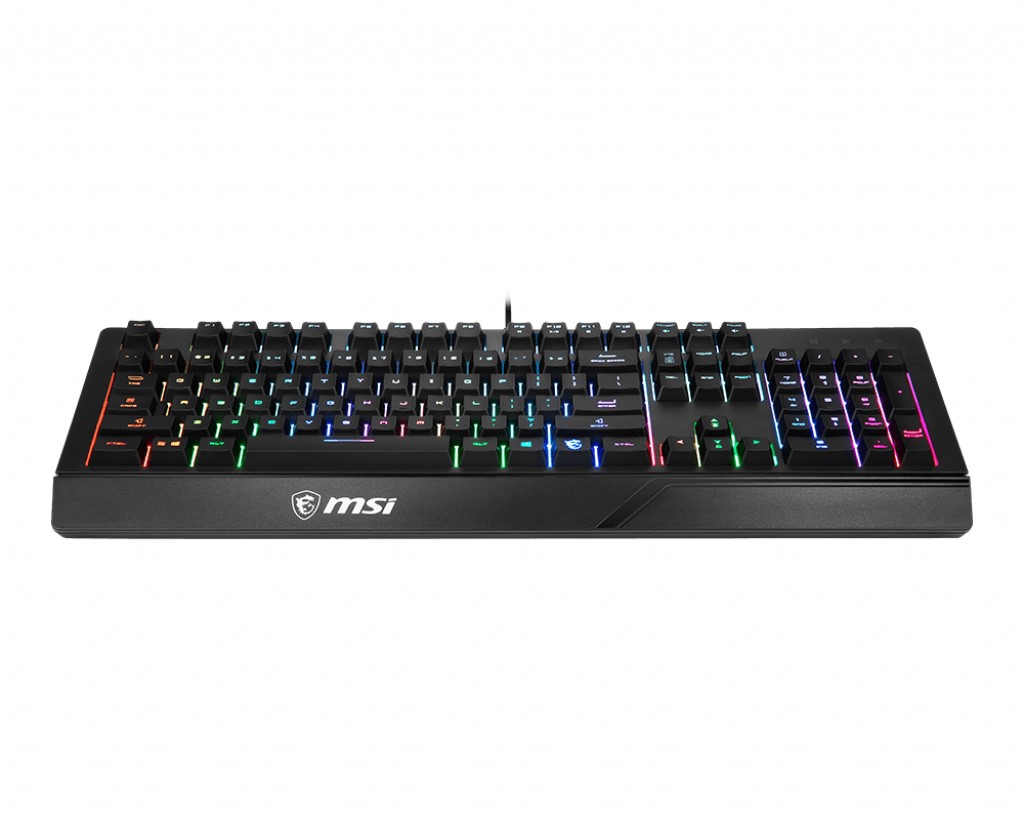 MSI Q TR Vigor GK20 RGB Ledli Sessiz Membran Siyah Oyuncu Klavyesi