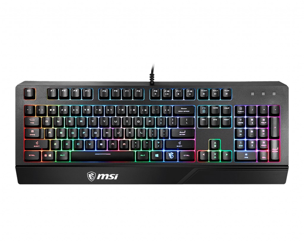 MSI Q TR Vigor GK20 RGB Ledli Sessiz Membran Siyah Oyuncu Klavyesi ikinci görünüm