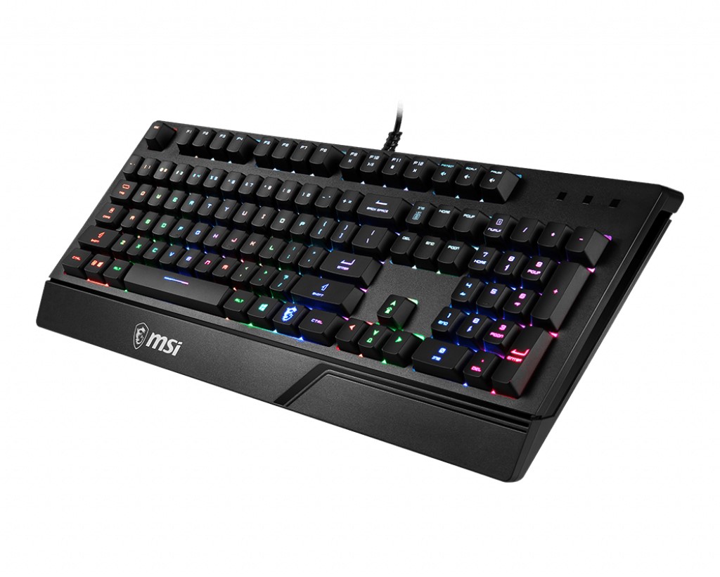 MSI Q TR Vigor GK20 RGB Ledli Sessiz Membran Siyah Oyuncu Klavyesi