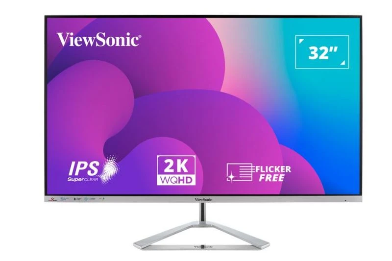 VIEWSONIC 31.5" IPS VX3276-2K-MHD-2 4MS 75HZ HDMI-DP-mDP Multimedya Monitör 2560x1440