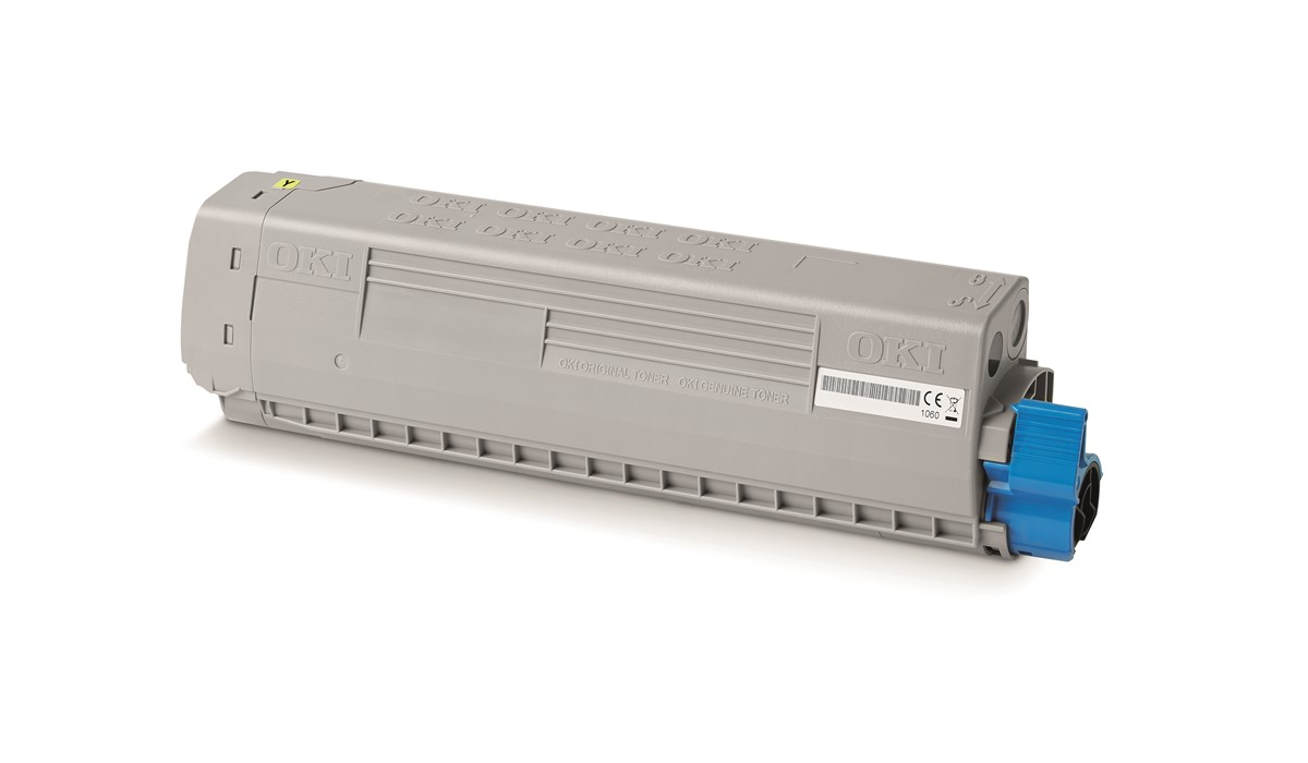 OKI C824/C834/C844 Sarı Orijinal Toner Kartuşu (Yellow Toner - 5K)