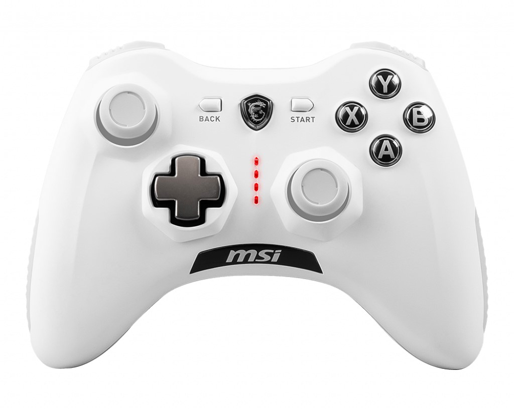 MSI GG FORCE GC30 V2 WHITE Kablosuz Gamepad Beyaz ikinci görünüm