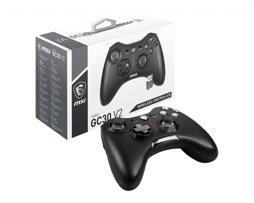 MSI GG Force GC30 V2 Kablosuz Siyah Oyun Kolu (Gamepad)