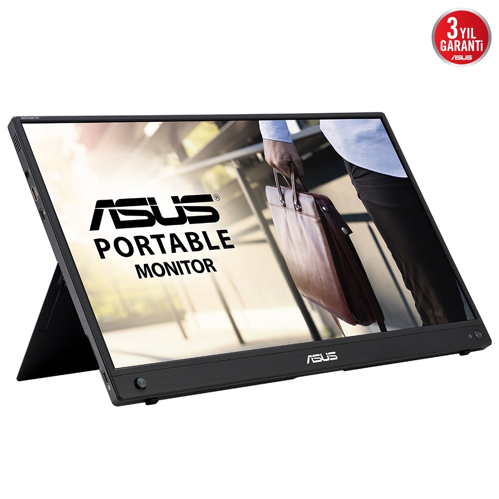 ASUS 15.6" IPS ZenScreen MB16AWP 5MS 60HZ Kablosuz Taşınabilir Monirtör 1920x1080 /  90LM07I1-B01370