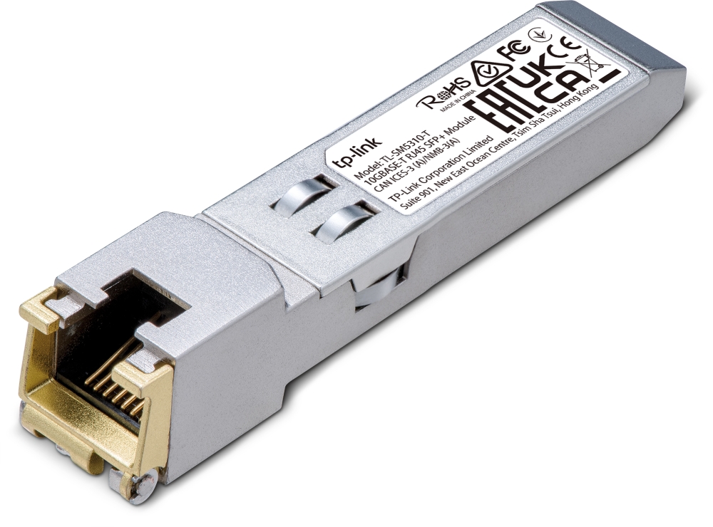 TP-LINBK TL-SM5310-T 10G BASE-T RJ45 SFP+ Bakır Alıcı-Verici (Transceiver) Modülü ikinci görünüm