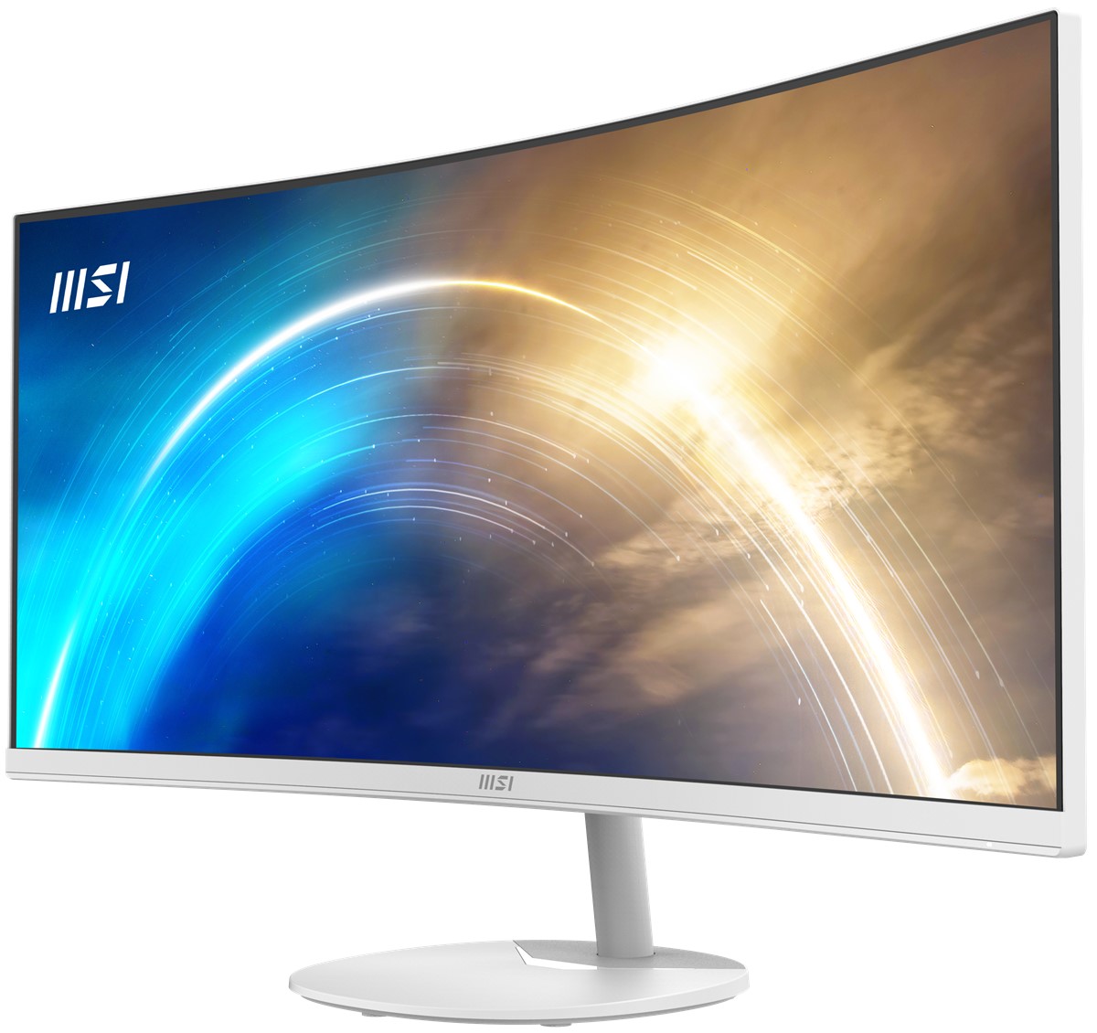 MSI 34" VA PRO MP341CQW 1MS 100HZ HDMI-DP Kavisli Kurumsal Monitör Beyaz 3440x1440