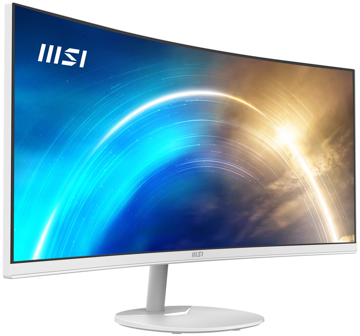 MSI 34" VA PRO MP341CQW 1MS 100HZ HDMI-DP Kavisli Kurumsal Monitör Beyaz 3440x1440