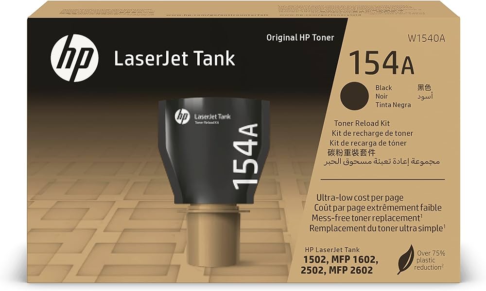HP 154A Siyah Orijinal LaserJet Tank Toner Dolum Seti (2.500 Sayfa) - W1540A