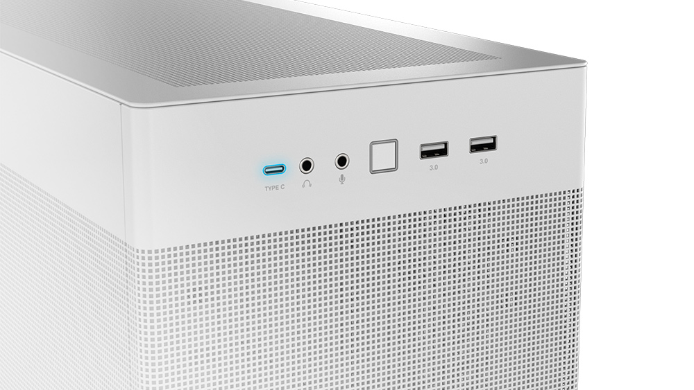 ASUS PRIME AP201 MESH WHITE Gaming Micro-Tower PC Kasası Beyaz / 90DC00G3-B39000