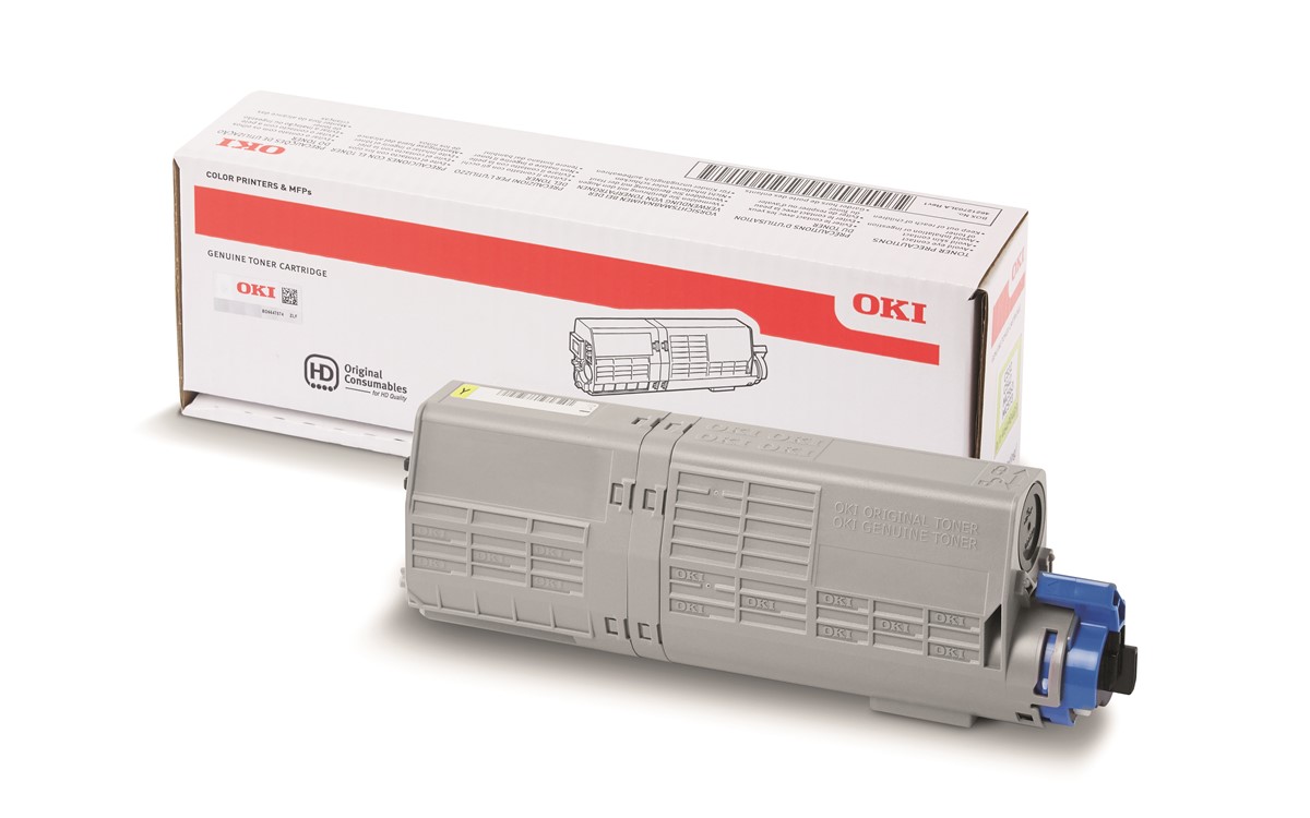 OKI C532/MC573 Sarı Orijinal Toner Kartuşu (Yellow Toner - 1.5K)