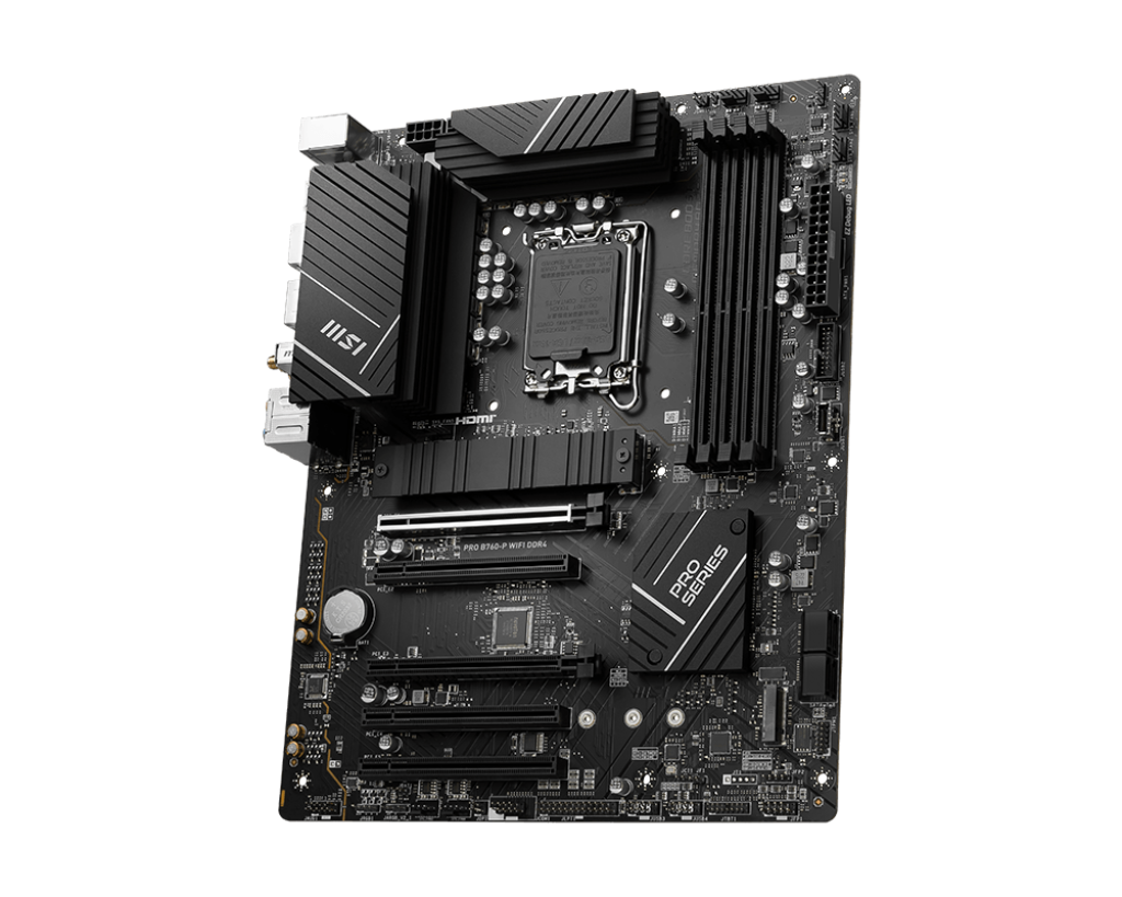 MSI PRO B760-P WIFI6E DDR4 HDMI-DP TYPEC PCIE 4.0 1700p ATX