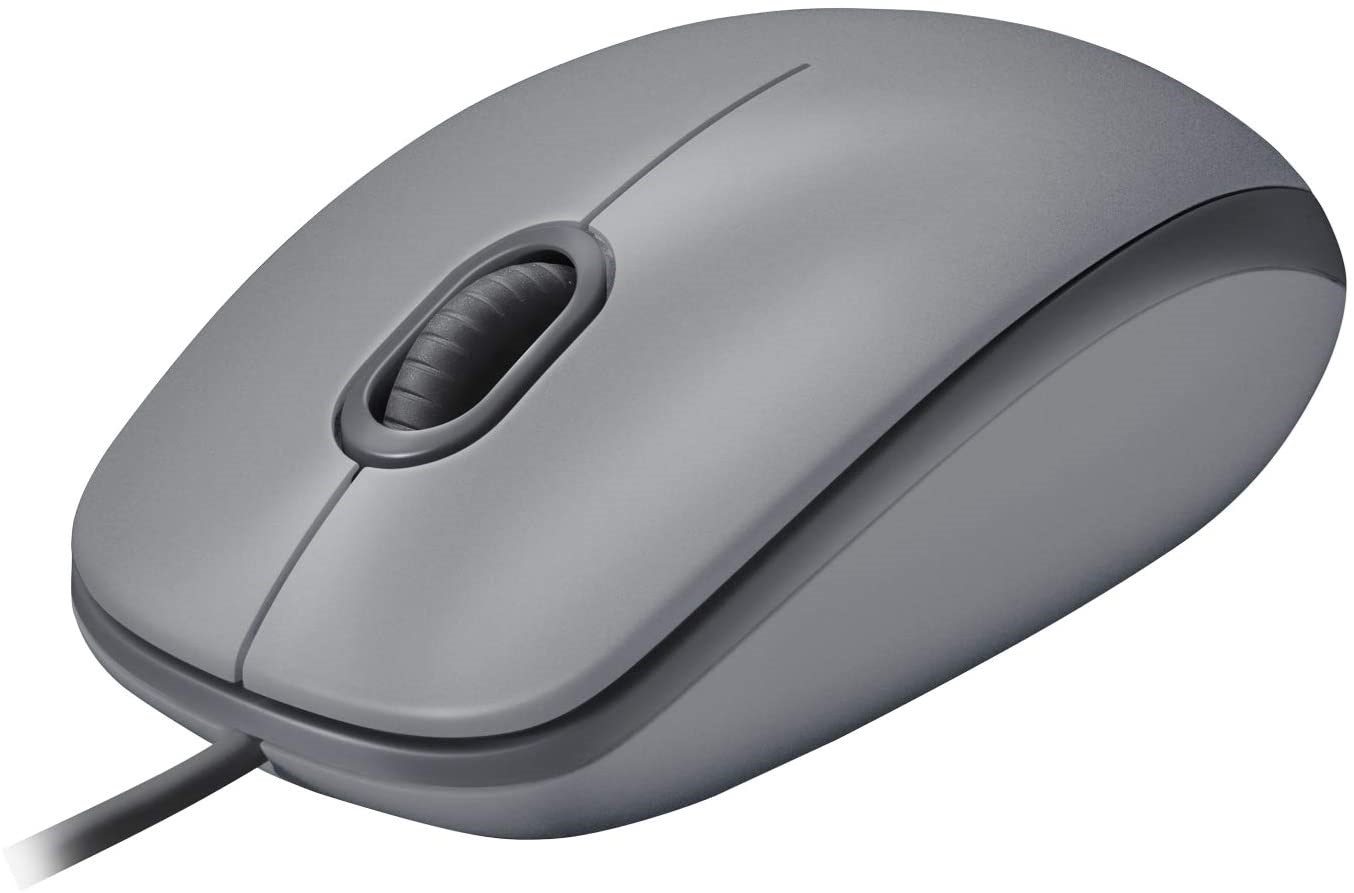 M110 Silent Kablolu Optik Mouse Mid Gray - 910-006760 ikinci görünüm