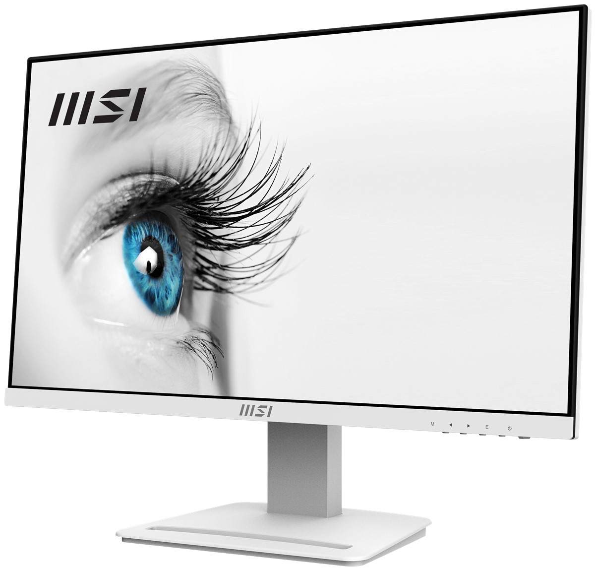 MSI 23.8" IPS PRO MP243XW 1ms 100Hz HDMI-DP Kurumsal Monitör 1920x1080 Beyaz