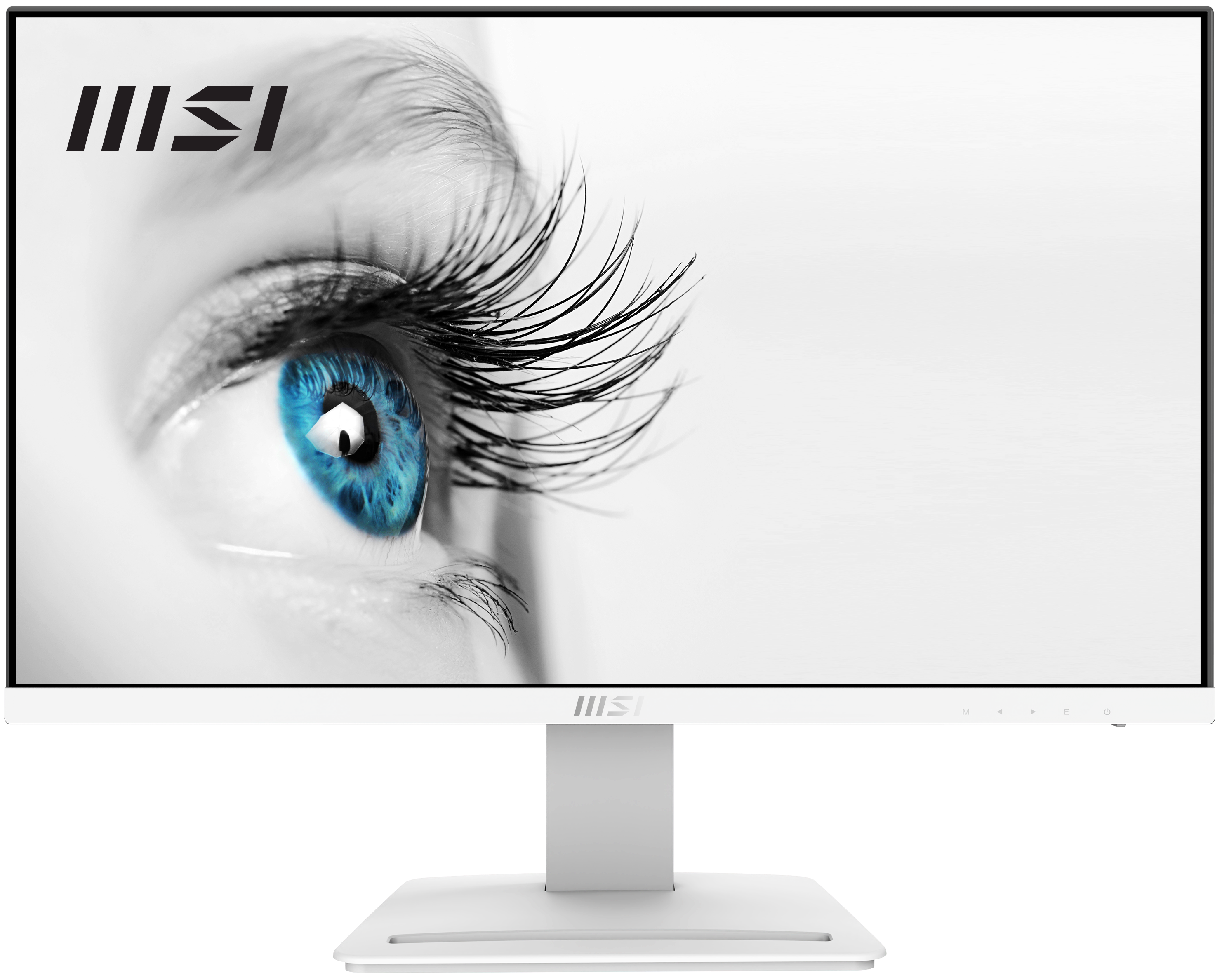 MSI 23.8" IPS PRO MP243XW 1ms 100Hz HDMI-DP Kurumsal Monitör 1920x1080 Beyaz