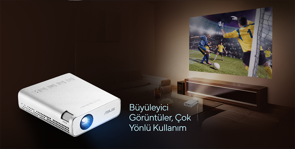 ASUS 200 Led Lümen ZenBeam E1R Taşınabilir LED Projeksiyon Cihazı