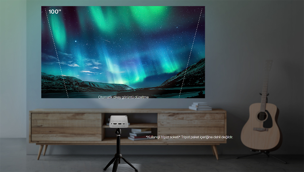 ASUS 200 Led Lümen ZenBeam E1R Taşınabilir LED Projeksiyon Cihazı