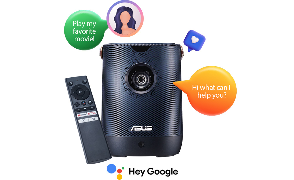 ASUS 400ansilümen ZenBeam L2 1080p LED Akıllı Taşınabilir Projeksiyon / 90LJ00I5-B01070