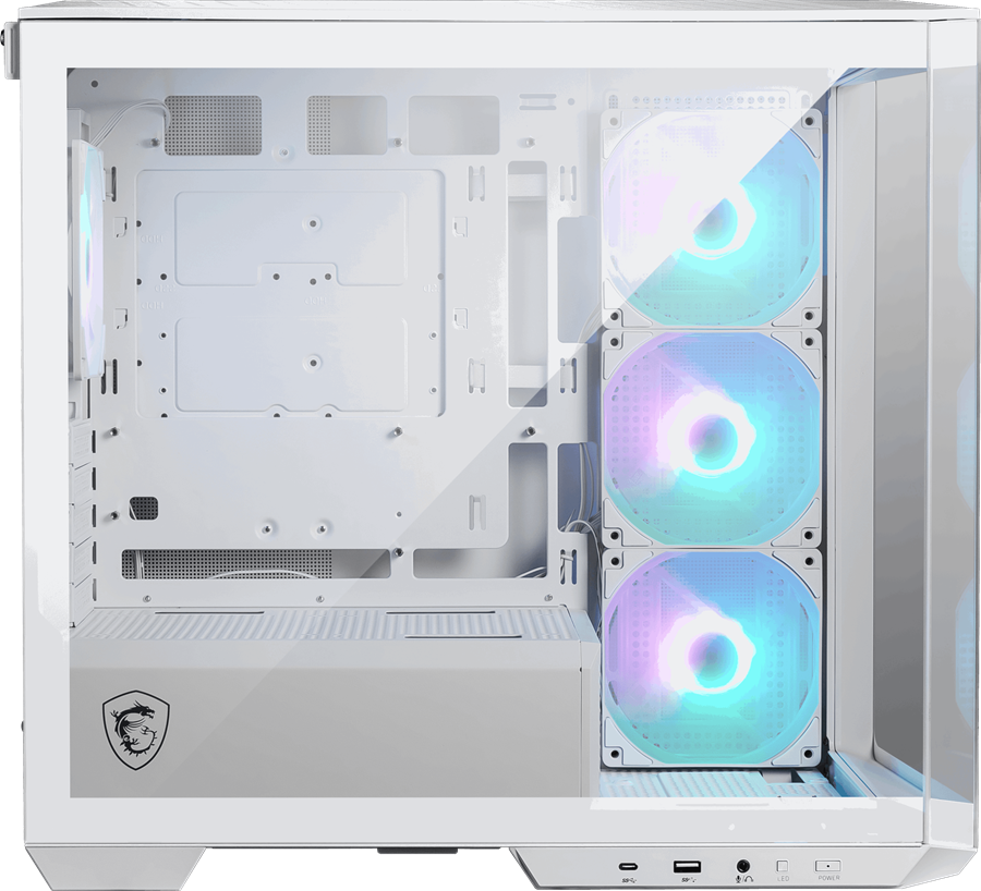 MSI MAG PANO M100R PZ WHITE Gaming Mid-Tower PC Kasası Beyaz