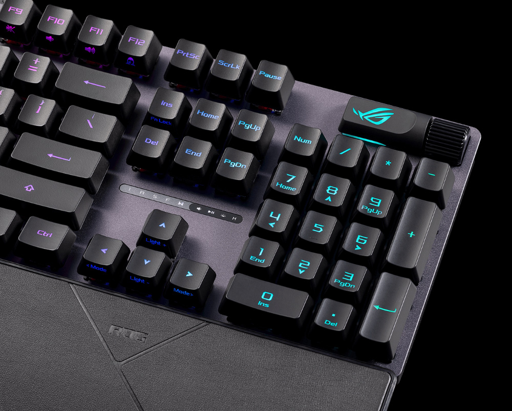 ASUS ROG Strix Scope II RX Red Switch Kablolu Türkçe RGB Mekanik Oyuncu Klavyesi / 90MP0350-BKYA00