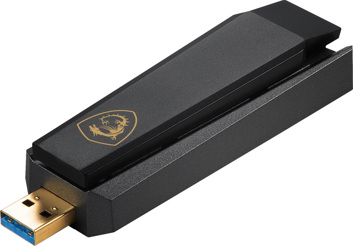 MSI AXE5400 WIFI6E Usb Kablosuz Ağ Adaptörü ikinci görünüm