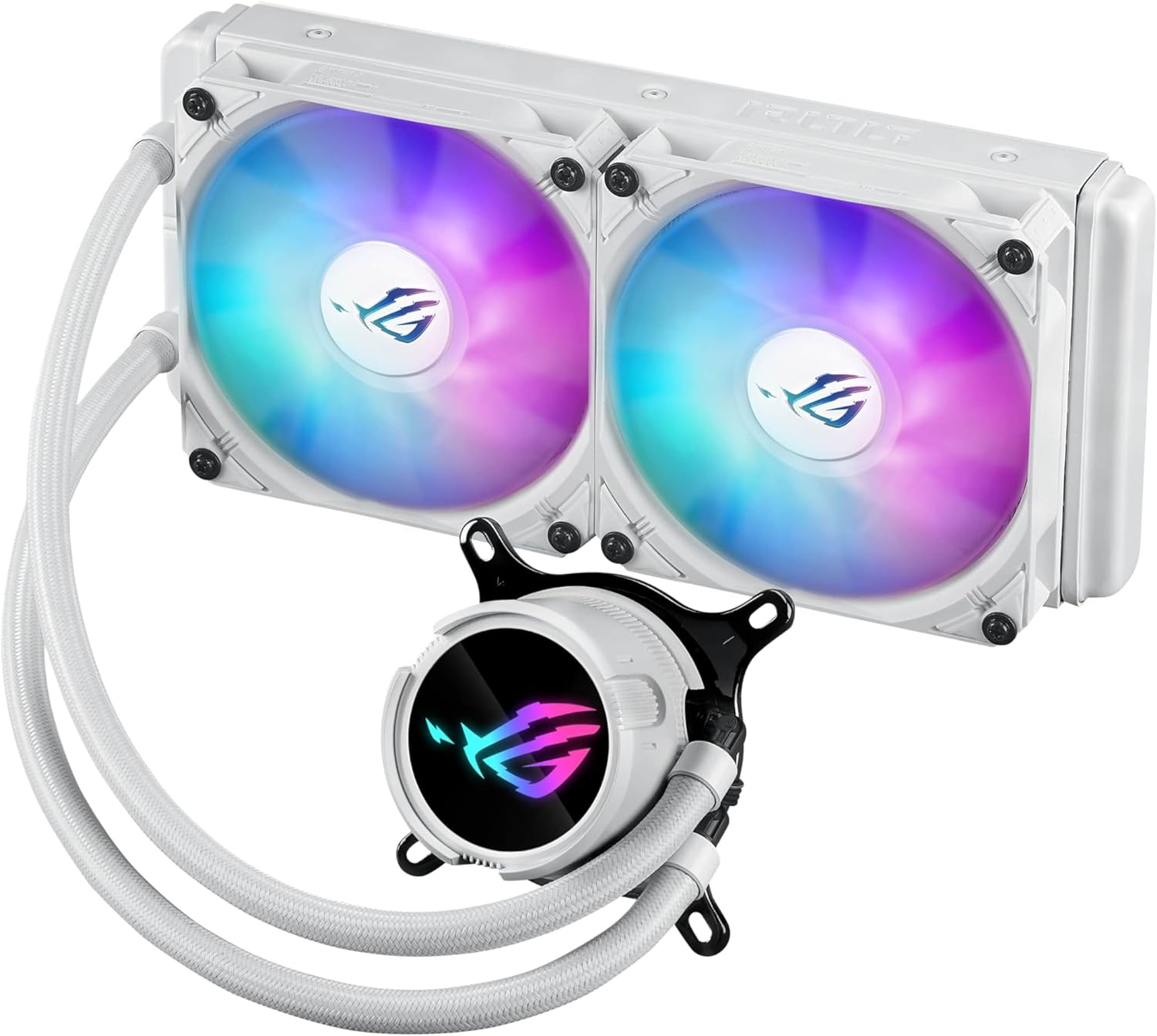 ASUS 240mm ROG STRIX LC III 240 ARGB AM5-1851p Sıvı Soğutmalı İşlemci Fanı Beyaz /  90RC00S2-M0UAY0 ikinci görünüm