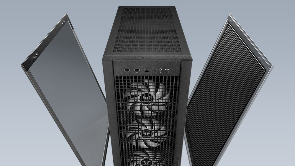 ASUS TUF GAMING GT302 TG ARGB Gaming Mid-Tower PC Kasası Beyaz / 90DC00I3-B19000