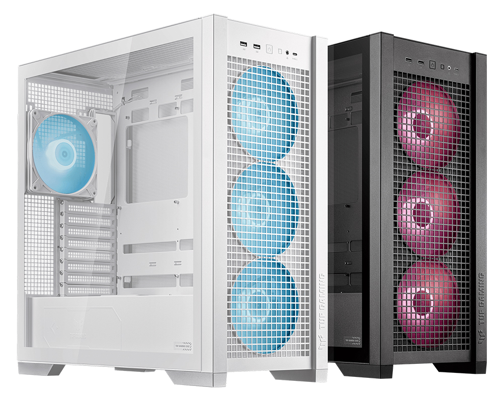 ASUS TUF GAMING GT302 TG ARGB Gaming Mid-Tower PC Kasası / 90DC00I0-B19000