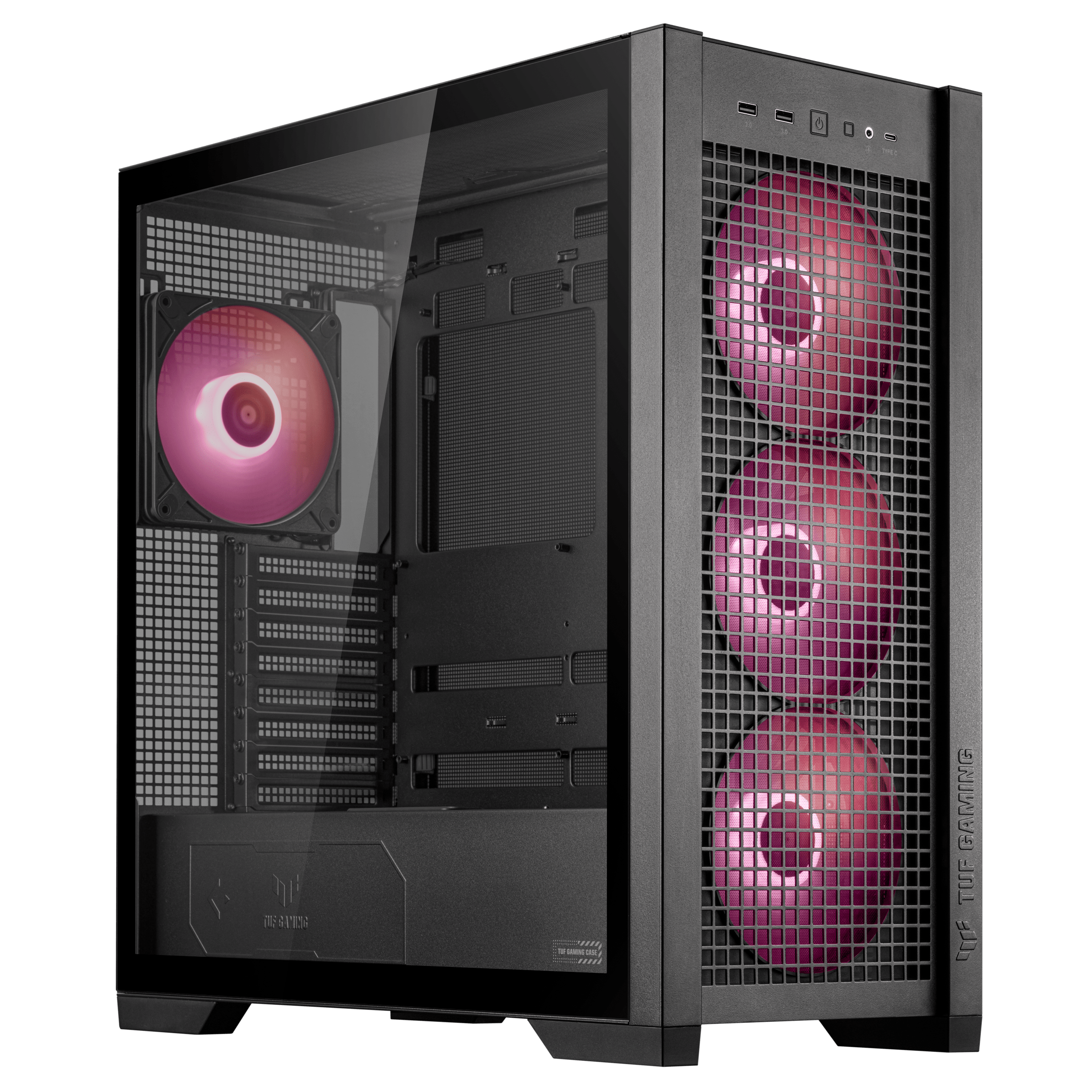 ASUS TUF GAMING GT302 TG ARGB Gaming Mid-Tower PC Kasası / 90DC00I0-B19000