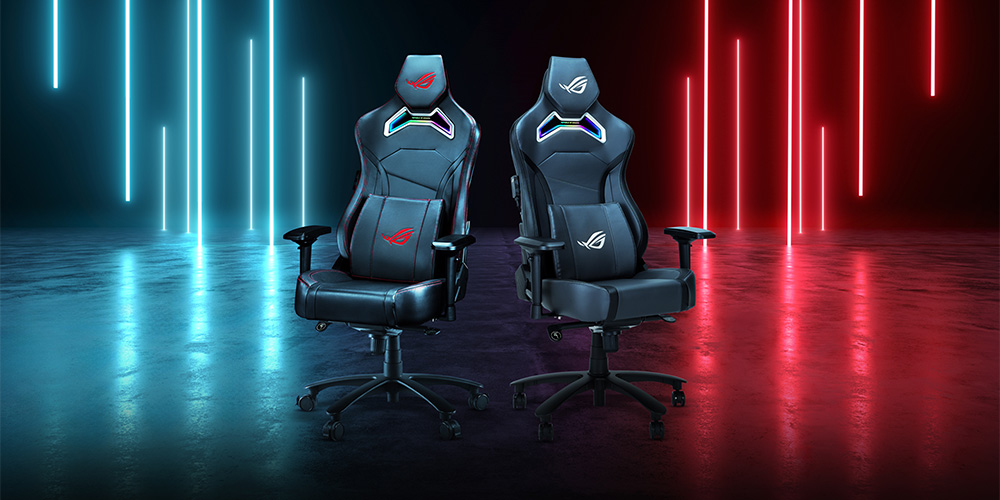 ASUS ROG Chariot X SL301W Ergonomik Kumaş Oyuncu Koltuğu (Siyah) / 90GC01M0-MSG030