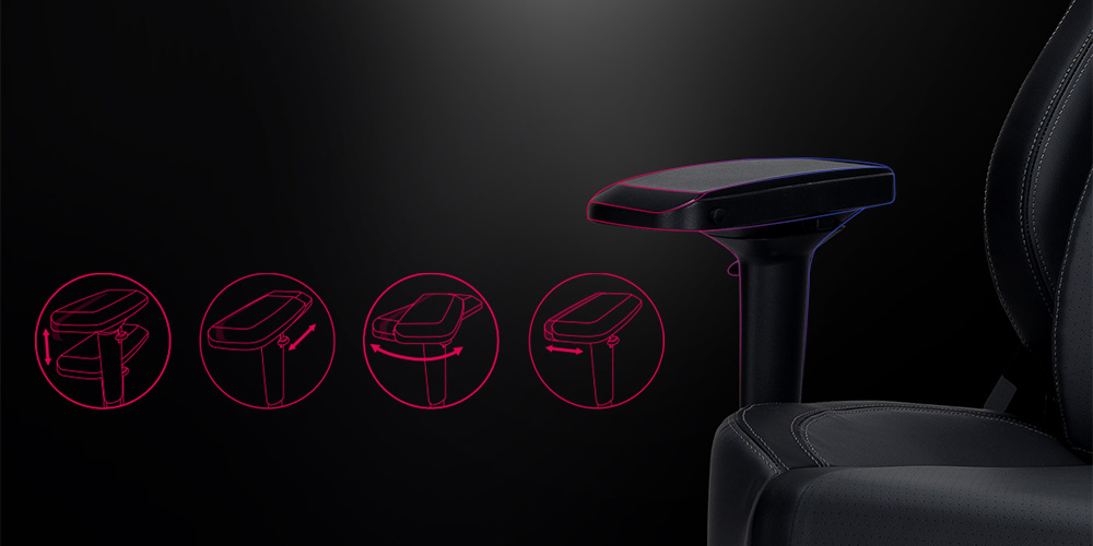 ASUS ROG Chariot X SL301W Ergonomik Kumaş Oyuncu Koltuğu (Siyah) / 90GC01M0-MSG030