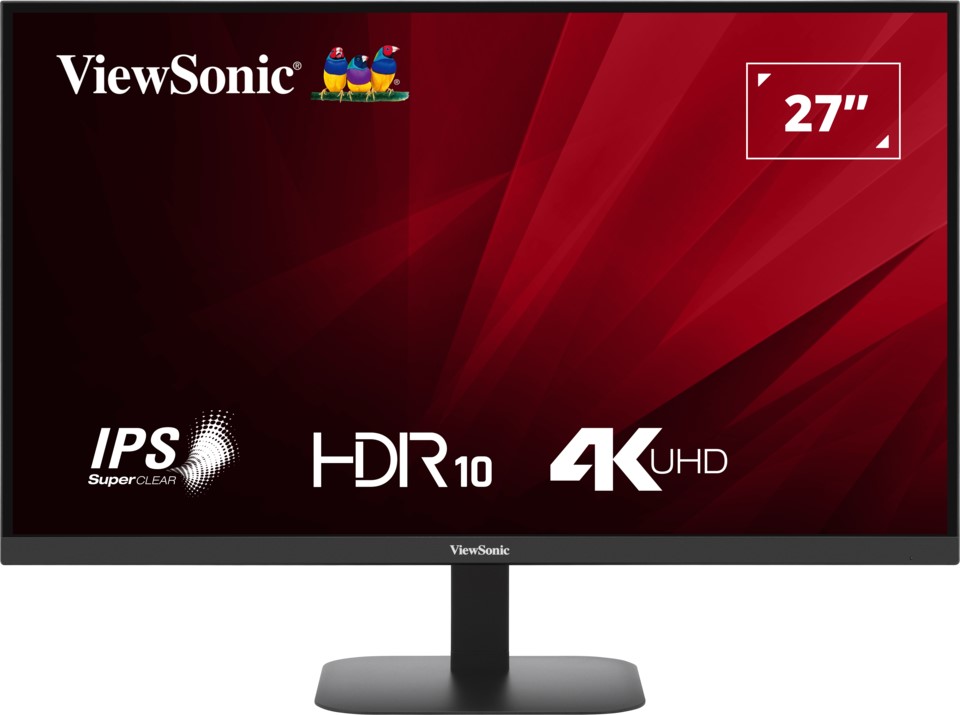 VIEWSONIC 27" IPS VA2708-4K-HD 4MS 60HZ HDMI-DP Kurumsal Monitör 3840x2160