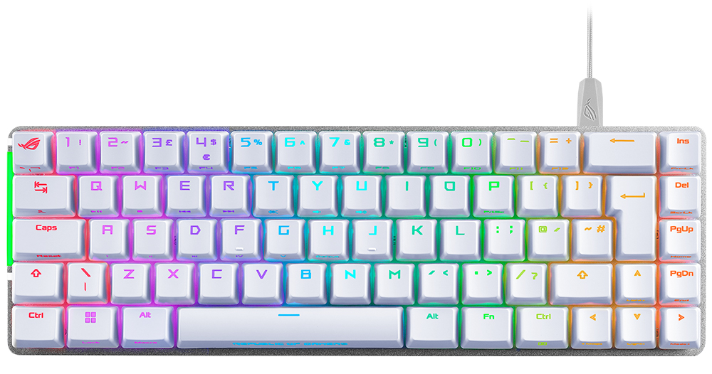ASUS ROG Falchion RX Low Profile Kırmızı Optik Switch Üç Modlu Kablosuz Türkçe Q Mekanik Klavye / 90MP03EC-BKYA10