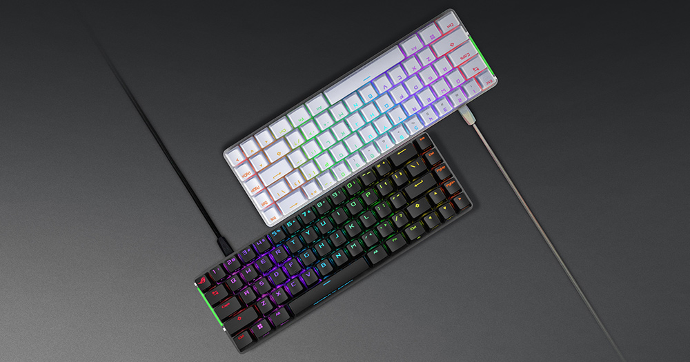 ASUS ROG Falchion RX Low Profile Kırmızı Optik Switch Üç Modlu Kablosuz Türkçe Q Mekanik Klavye / 90MP03EC-BKYA10