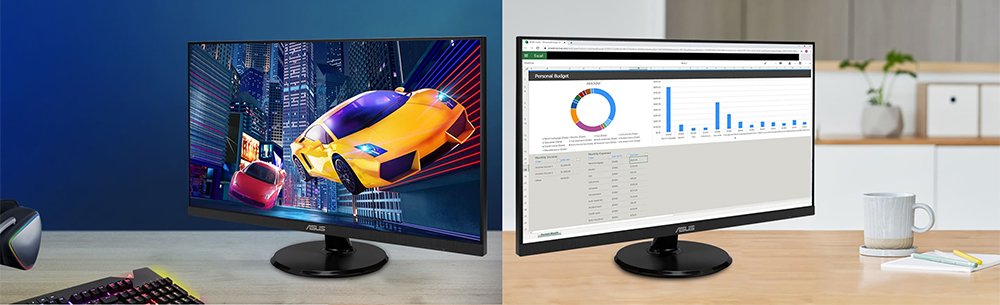ASUS 27" IPS VA27DQFR 1MS 100HZ HDMI-DP Kurumsal Monitör 1920x1080