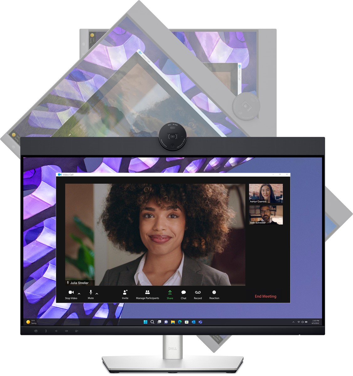 DELL 23.8" IPS Pro 24 Plus P2424HEB 5MS 60HZ HDMI-DP RJ45 Web Kameralı Video Konferans Monitör 1920x1080