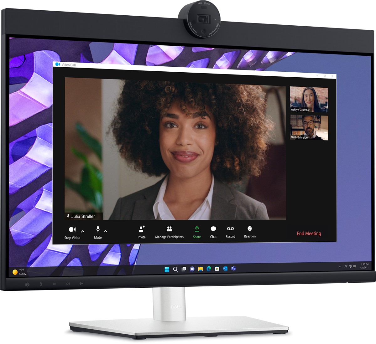 DELL 23.8" IPS Pro 24 Plus P2424HEB 5MS 60HZ HDMI-DP RJ45 Web Kameralı Video Konferans Monitör 1920x1080