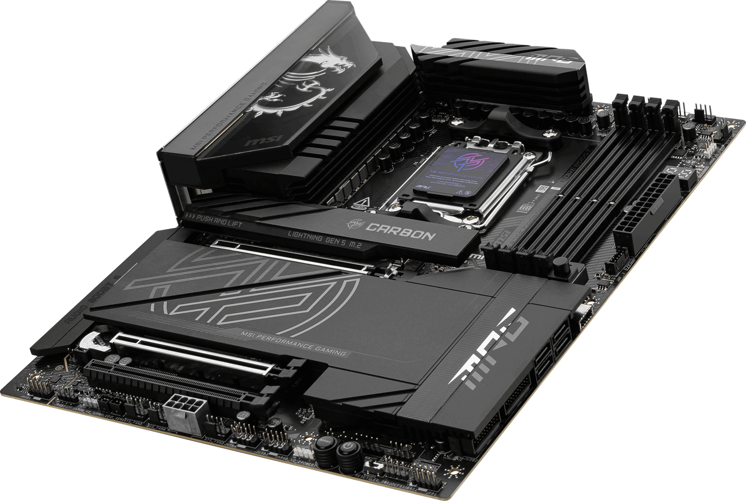 MSI MPG X870E CARBON WIFI7 DDR5 HDMI-DP TYPEC PCIE 5.0 AM5 ATX