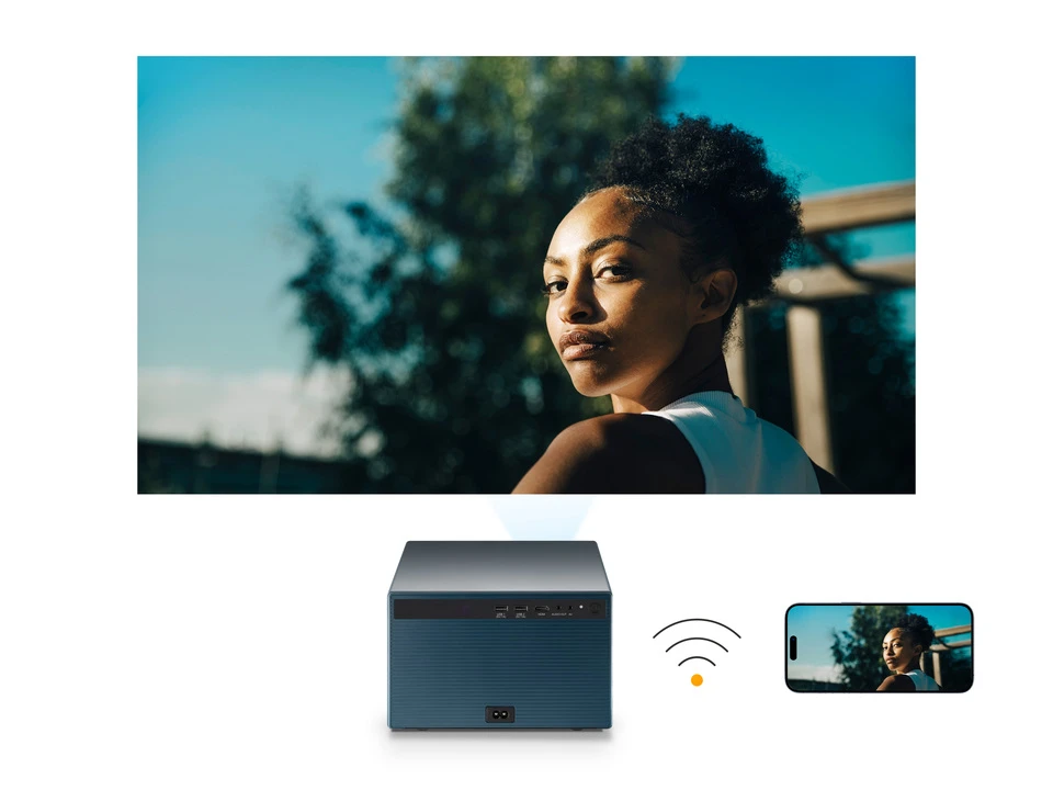 VIEWSONIC 630ansilümen LX60HD 1080p Dahili Google TV Akıllı LED Projeksiyon Cihazı